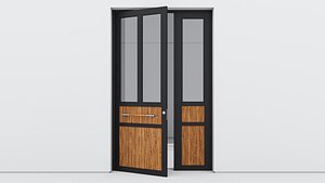 3D Aluminium door 173 model