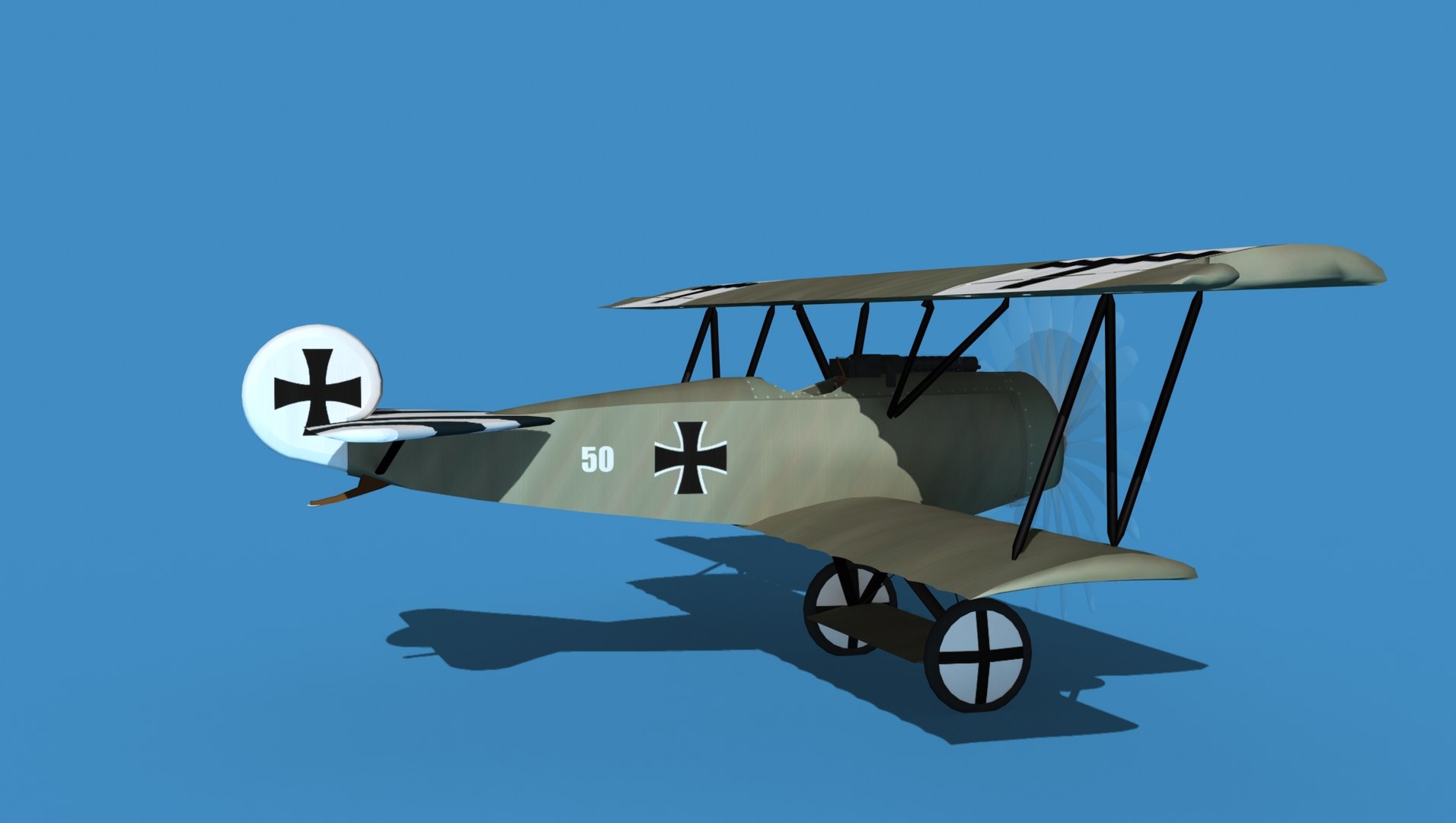 3D Fokker D-VI V11 Model - TurboSquid 1919430