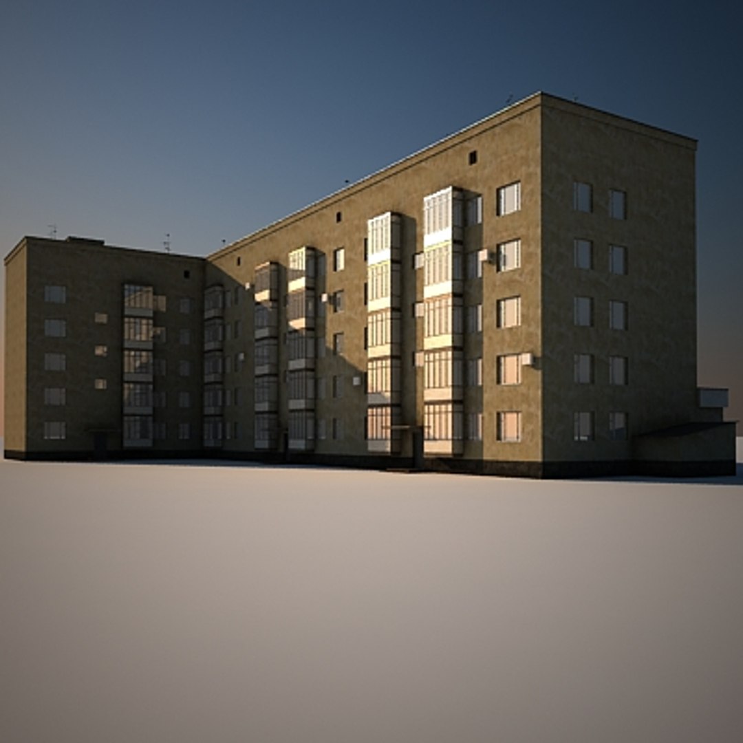 3d houses building