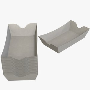 3D cardboard tray v3
