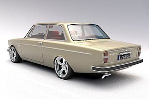 3D Volvo 142 1967 - 1970 model