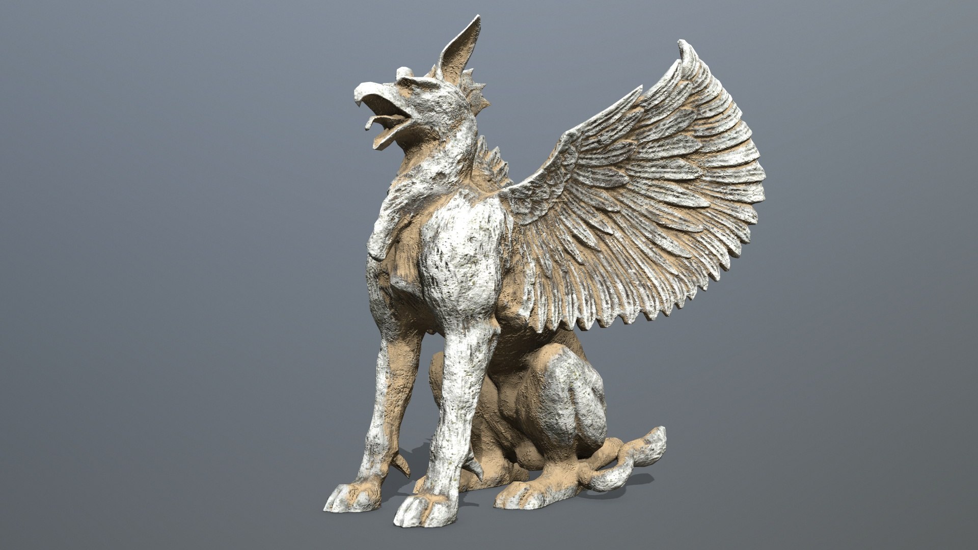 Statue Creature 3D Model - TurboSquid 2085192