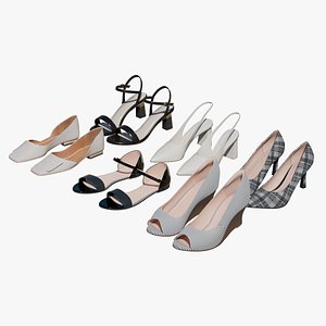 3D model Women Shoes Pack