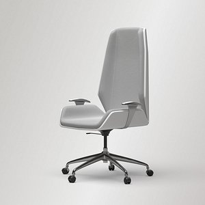 3D Leather Office Chair model