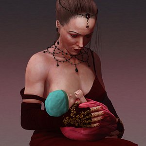 3ds beautiful woman