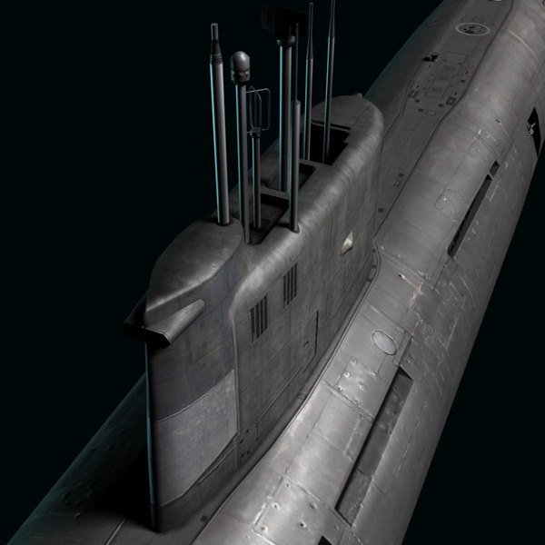 3d Model Tango Class Attack Submarine