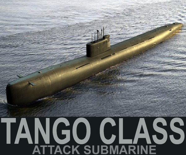タンゴ級攻撃潜水艦3Dモデル - TurboSquid 506215