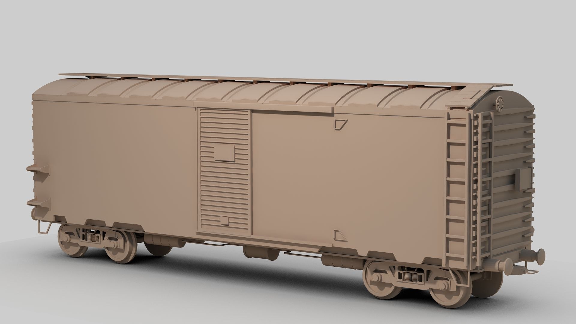 3D Model Railroad Freight Car TurboSquid 2132155