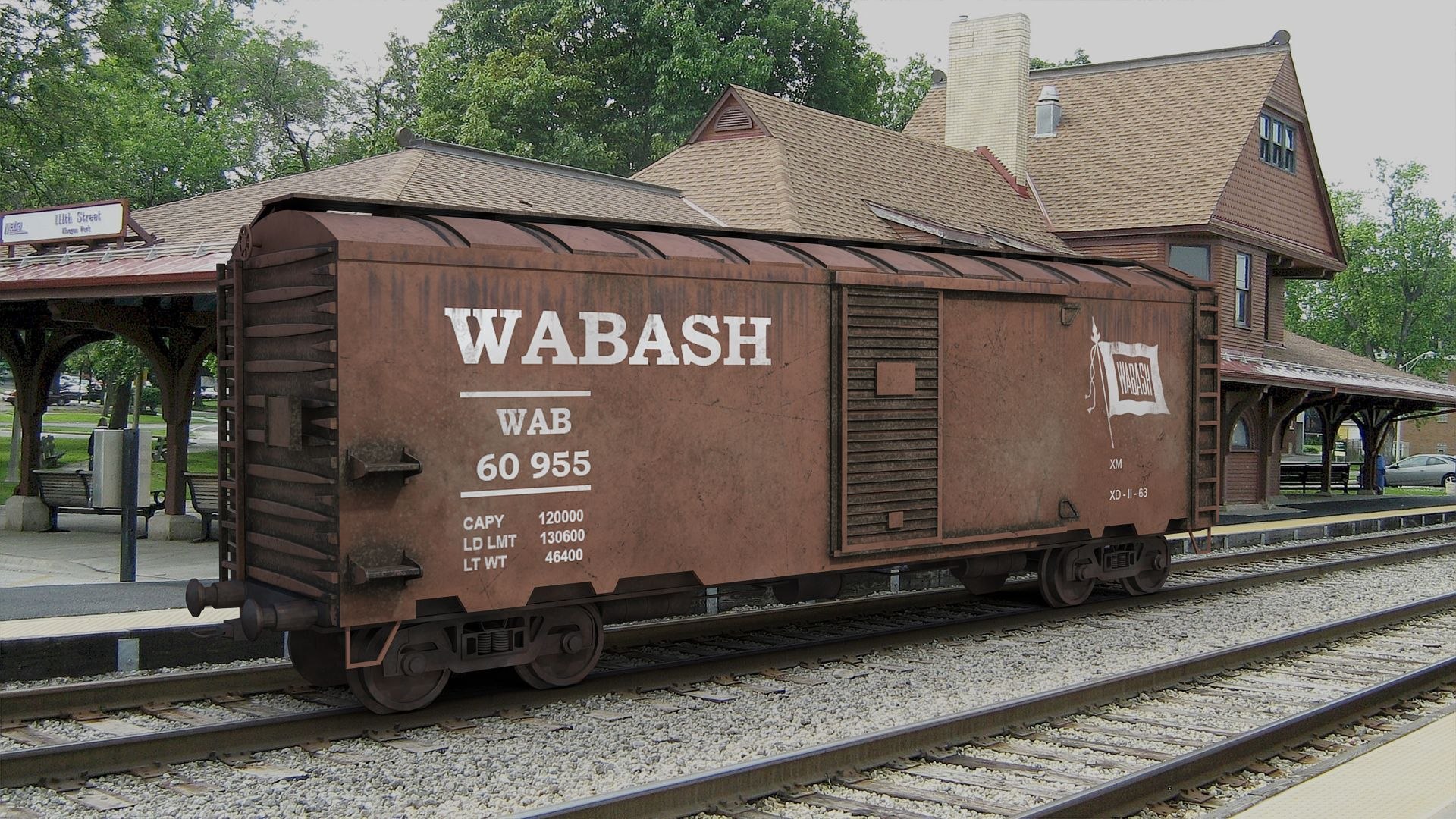 3D Model Railroad Freight Car TurboSquid 2132155