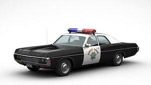3D Dodge Polara Police