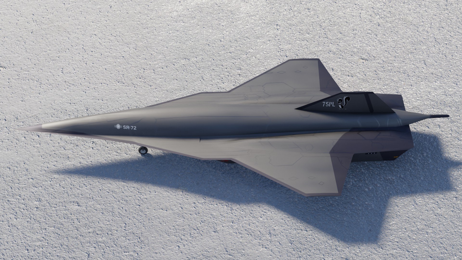 3D model Lockheed Martin SR-72 Son of Blackbird - TurboSquid 2042616