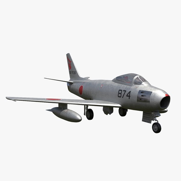 F-86 Sabre JASDF 3D model