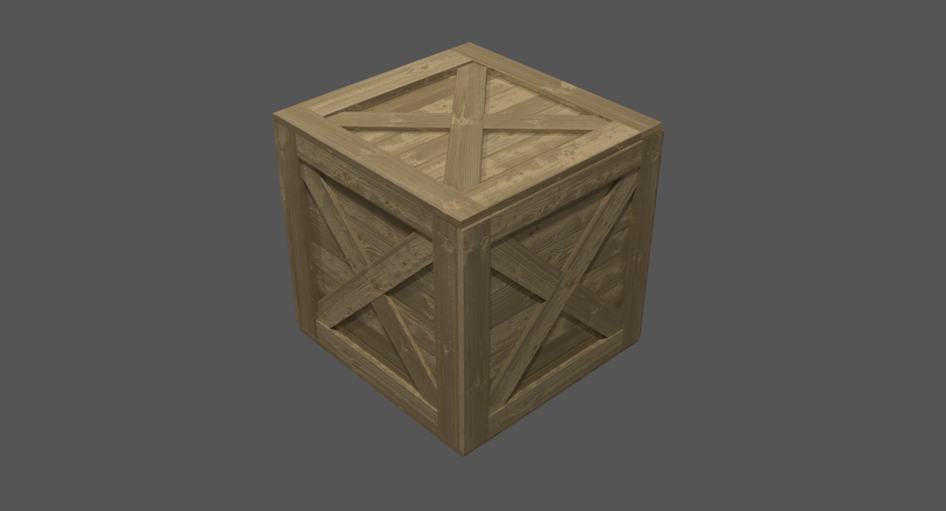 3D Wooden Box Wood Model - TurboSquid 1291501