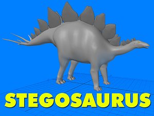 lightwave stegosaurus dinosaur