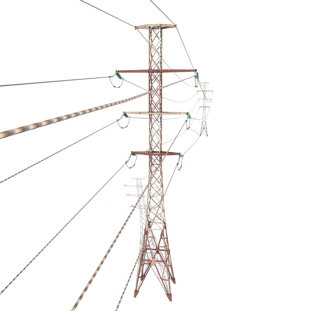 3D Model Electricity Poles - TurboSquid 1475820