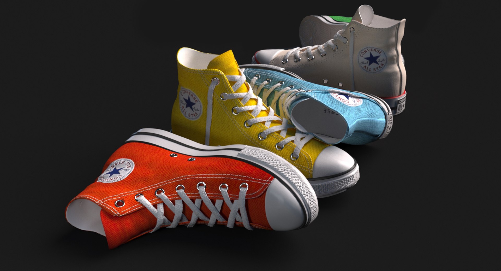 Boots shoe colors model - TurboSquid 1305886