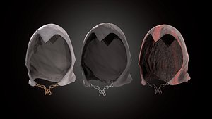Assassin Hood Pack 3D model