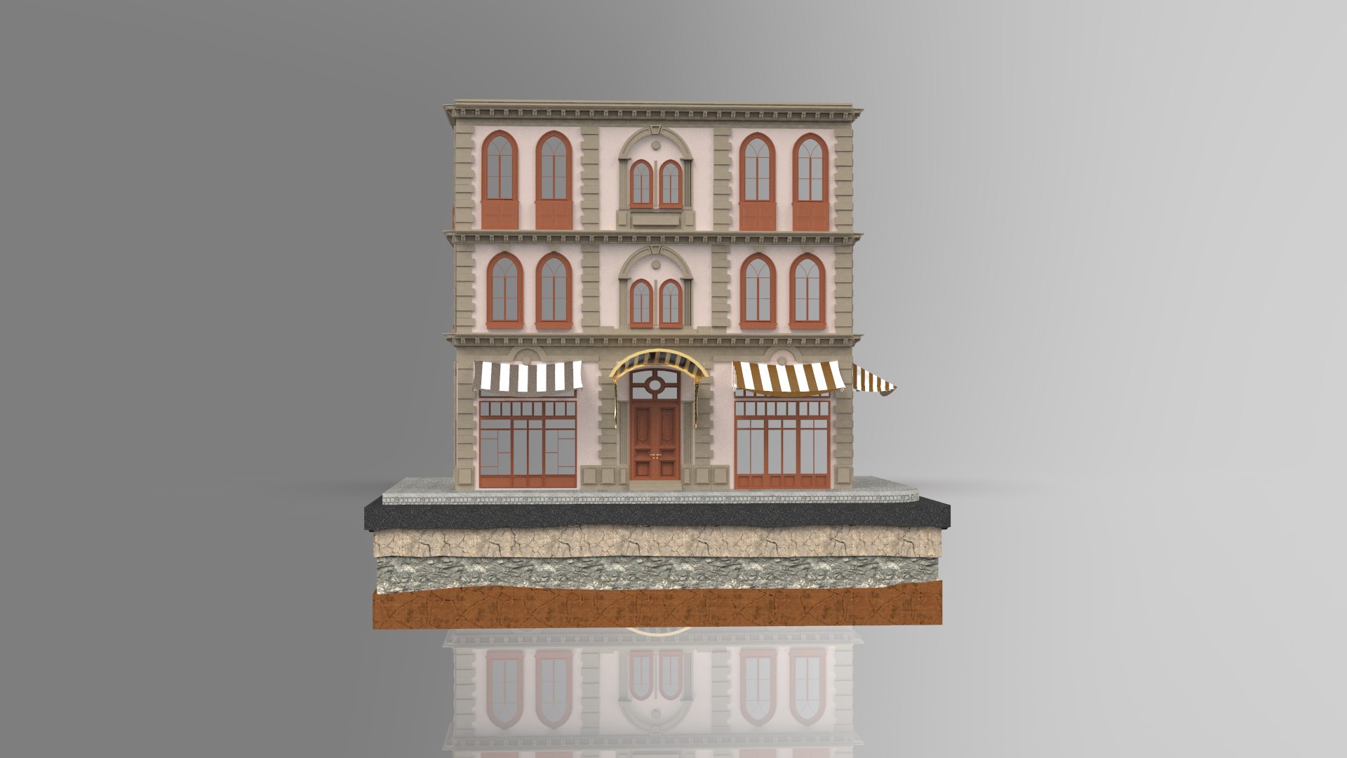 3D Istanbul Stone Building Model - TurboSquid 1564575