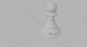 chess piece 3D