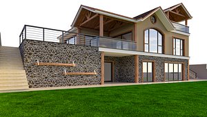 3D model villa