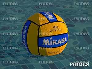 mikasa waterpolo ball 3d max