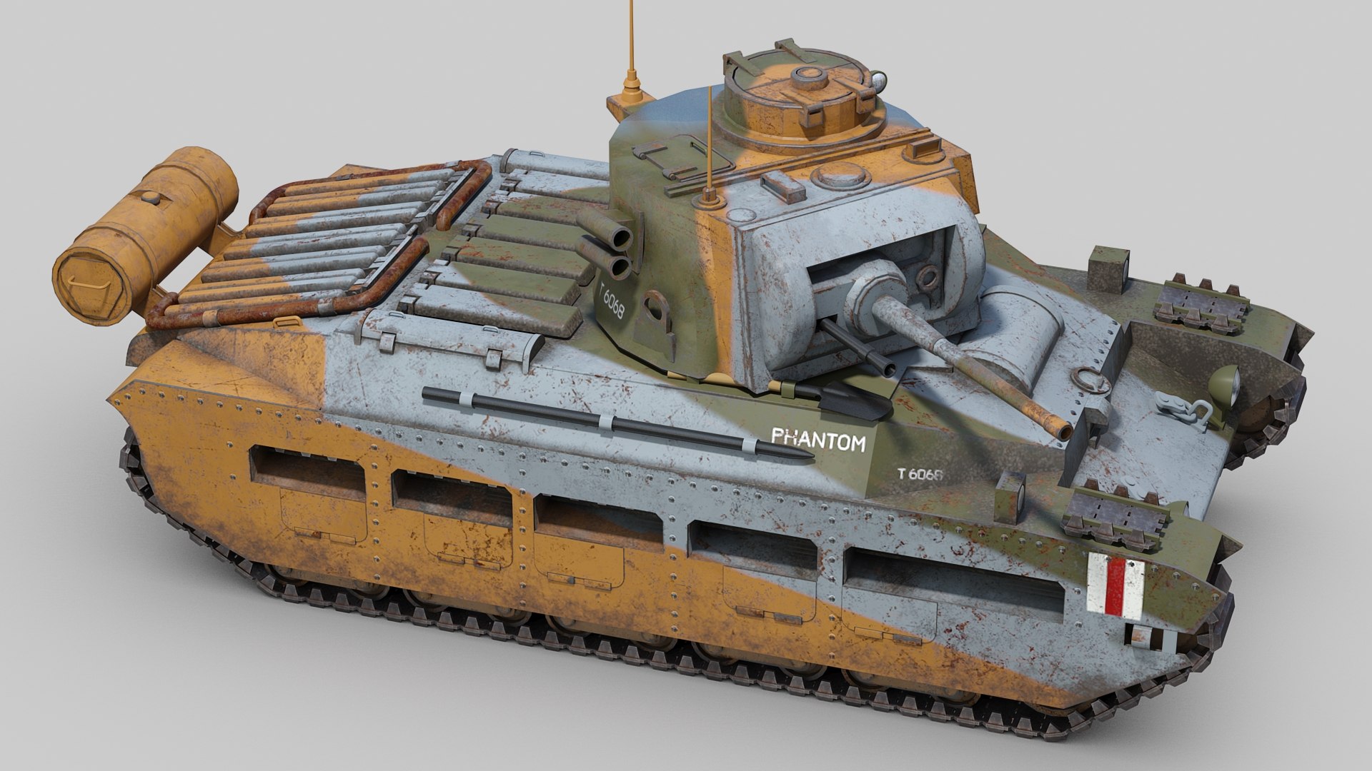 British Matilda 2 Tank 3D Model - TurboSquid 1704484