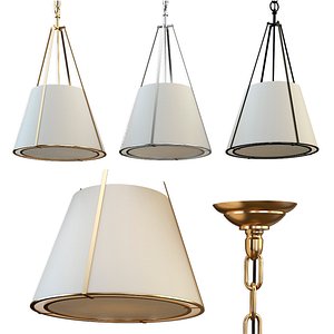 3D aspen small conical hanging