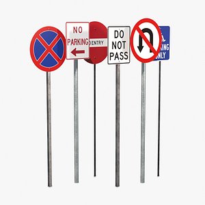 Road Signs Pack - Parking and Stopping Regulations