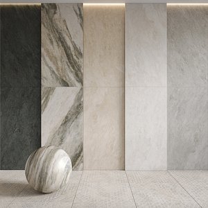 Porcelain tiles Quarstone Vitra 3D model