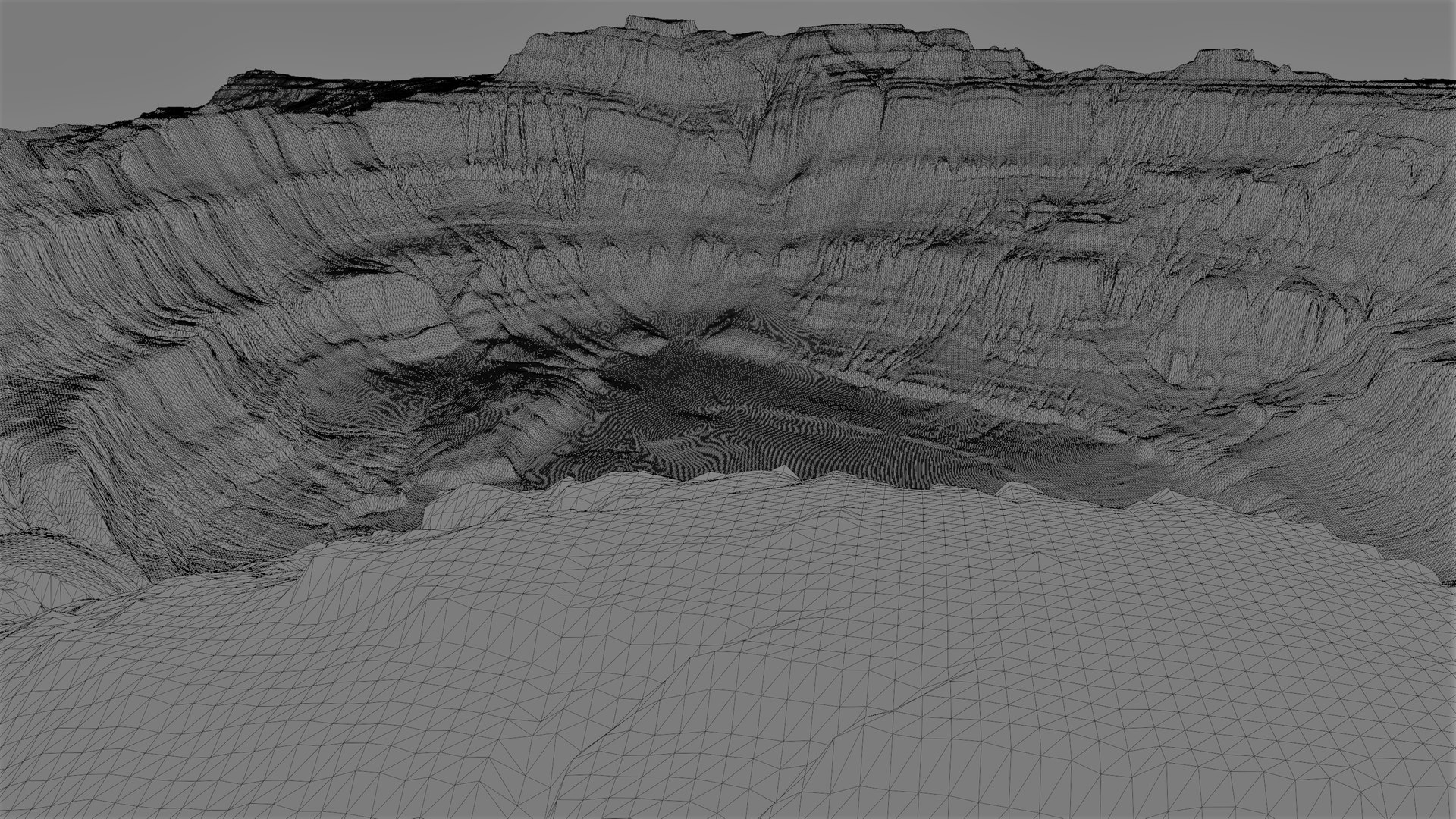 8K Detailed Crater Landscape 3D model - TurboSquid 1811979