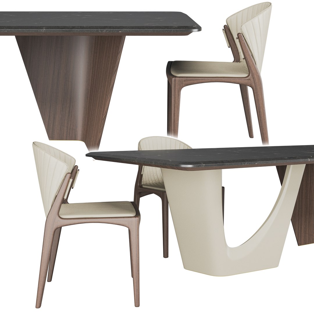 3D Pinnacle Table And Luisa Chair - TurboSquid 1769074