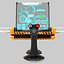 mobile control unit remote 3D model