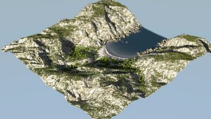 environment terrain blender 3D model