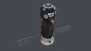 3D spaceship soyuz model