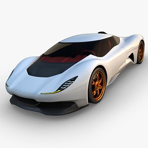 Anaconda Supercar II 3D model