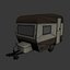 caravan trailer 3d max