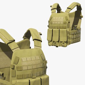 Lightweight Ranger Plate Vest Green