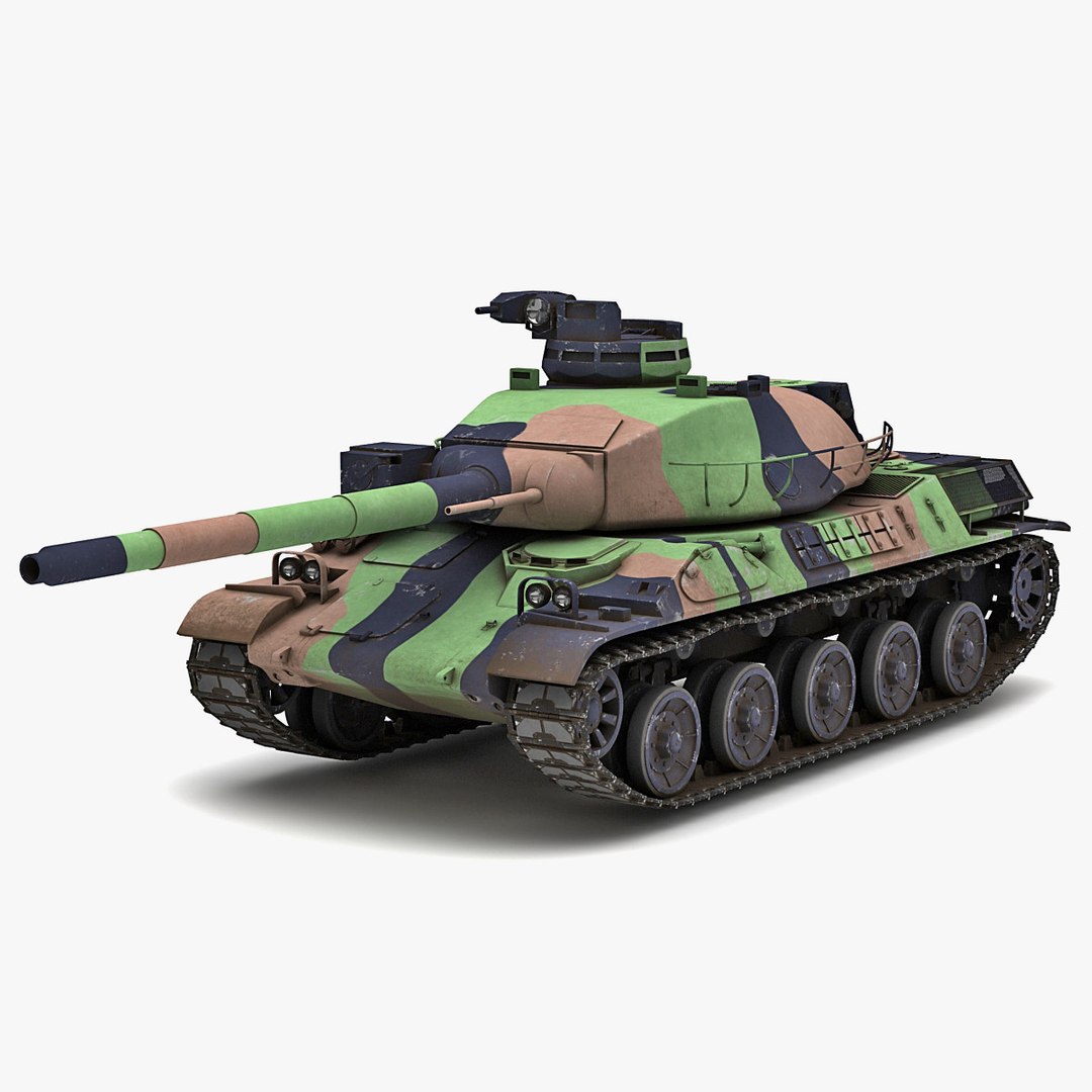 amx-32 france main battle tank 3d max