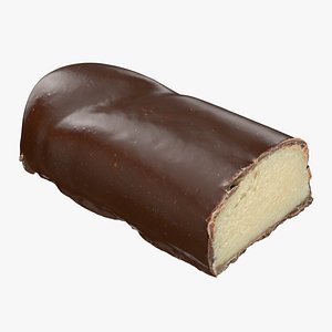 Zentis Marzipan Bar Cut 3D model