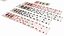 Colección de cartas de juego y backgammon