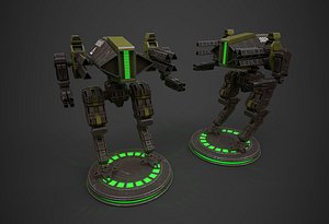3D Modular Robot Six model