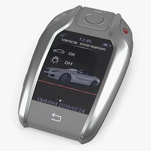 car smart key generic 3D model