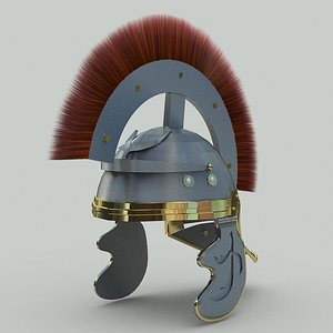 3ds max roman helmet
