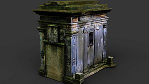 3D ancient tomb temple monument ruins PBR photogrammetry model