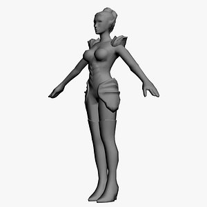 women character 3d max