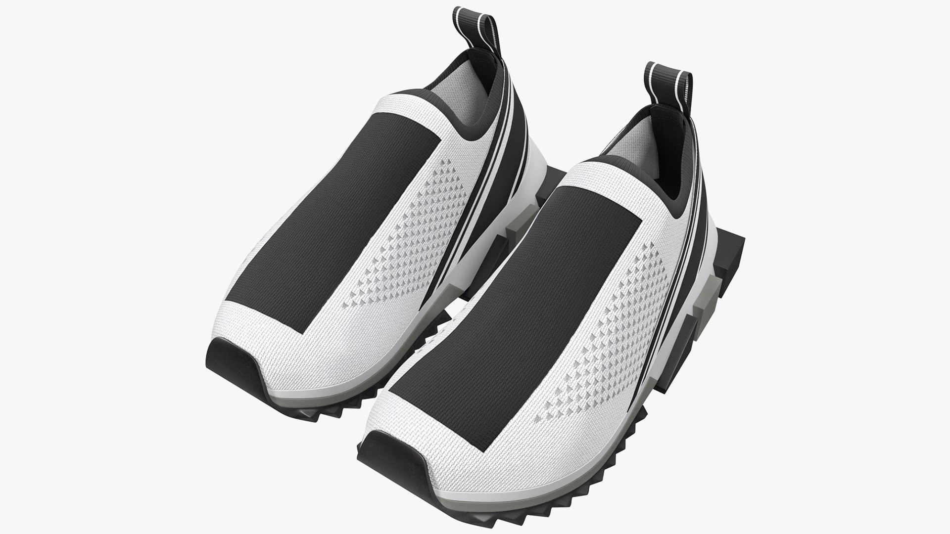 Sneakers White 3D model preview