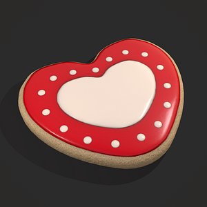 3D Valentines Cookie 3
