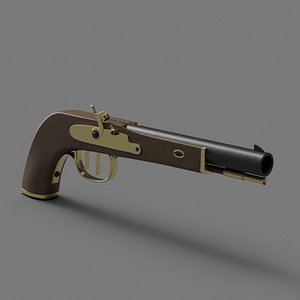 3D pistol model