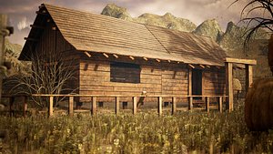 Modular Board House  80 Assets 3D model