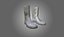 Botas Low-Poly